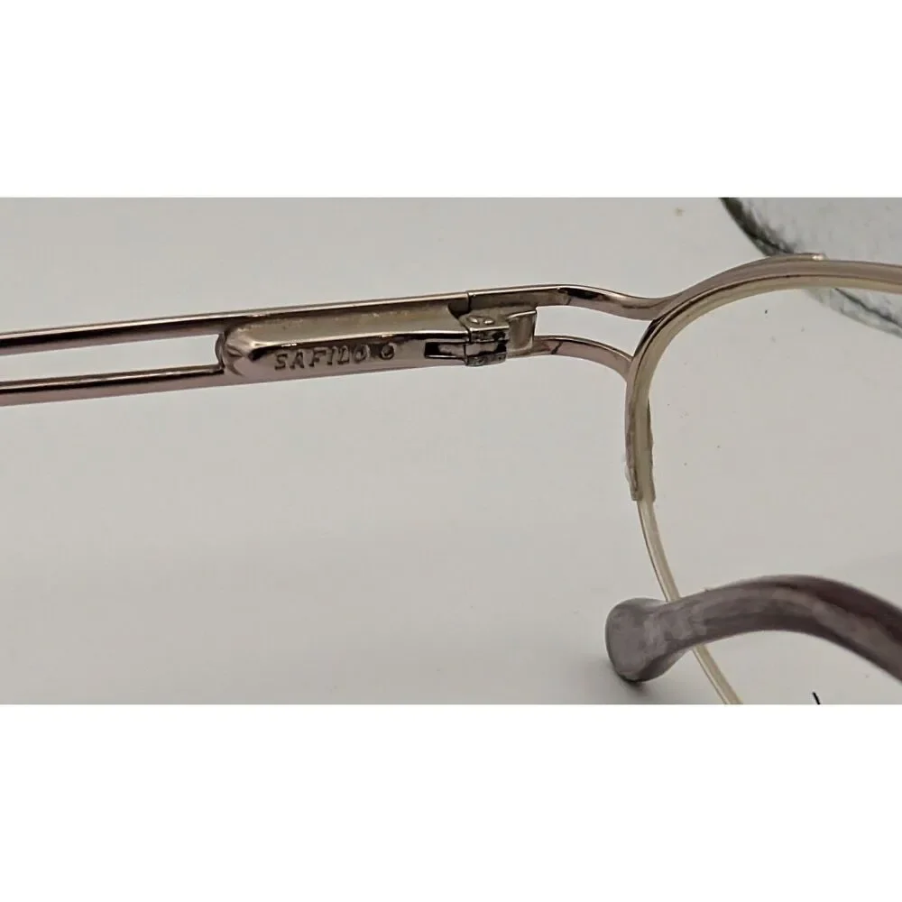 Safilo eLasta Round Eyeglass Frames